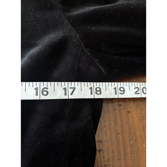 Jcrew Black Velvet Blazer Size 10 - Picture 6 of 7